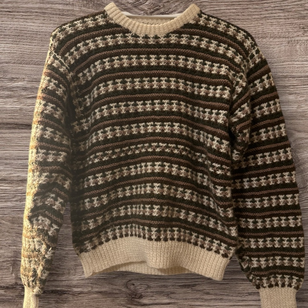 Mahana Hand Crafted Pure Wool Sweater